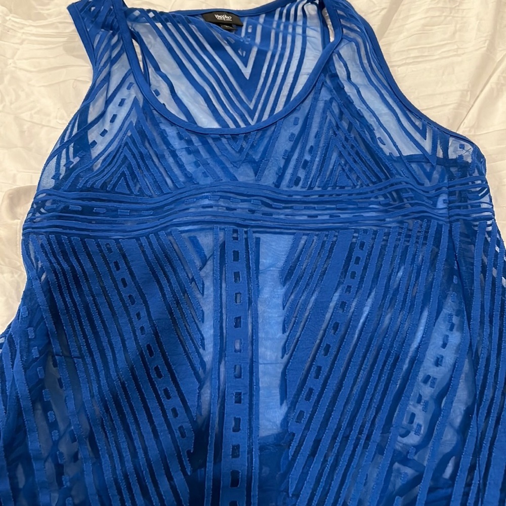 Blue tank
